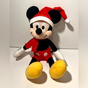 OTTO Festive Mickey Mouse Plush Toy - Red, Black, Yellow